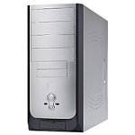 Camcorder: Case Miditower ATX 300W Front USB Silver CE/TUEV/PFC