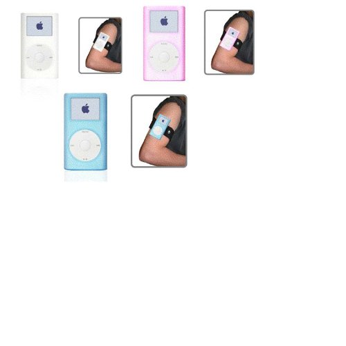 Digitalkameras: DLO Jam Jacket Pro f�r Apple mini iPod - transparent, pink, aqua, inkl. Armband