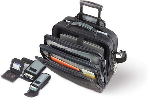 Kamerazubehoer: Belkin NE-10 Notebook Trolley Notebooktasche  schwarz/grau f�r Notebooks bis max:: 368 x 305 x 64 mm