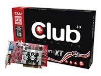 Camcorder: Colour Power Club3D Radeon 9600XT Retail Grafikkarte AGP 128MB DDR TV-Out DVI
