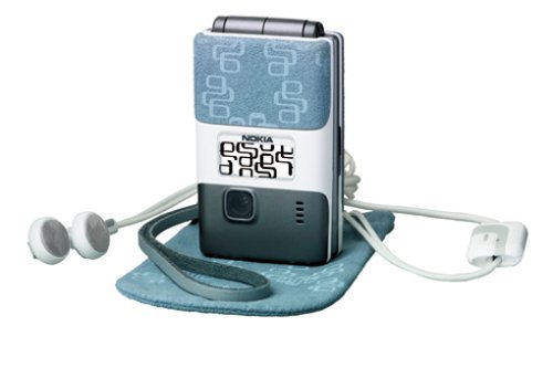 NoteBook: Nokia 7200 grau-blau Handy
