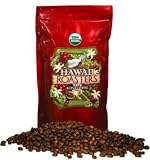 Organic Farm-Roasted 100% Kona Coffee, Medium Roast, Whole Bean 1 LB