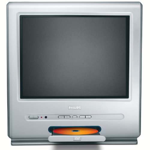 Projektoren: Philips 15 PT 6807 15-Zoll/ 38 cm 4:3 Fernseher mit integriertem DVD-Player silber