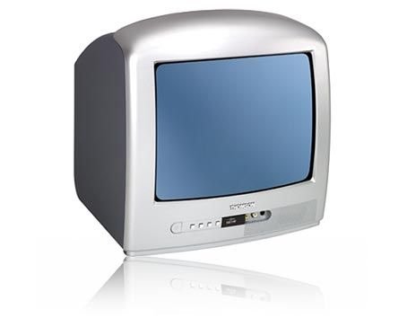 TV Ger&auml;te: Thomson 14 MK 142 14-Zoll/ 37 cm 4:3 Fernseher silber