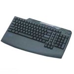 Navigationssysteme: IBM Rapid Access III schwarz Tastatur USB 104 Tasten MS W95 UK +19 Tasten Schwarz