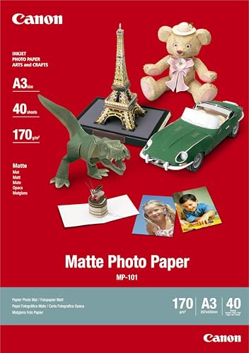 Camcorder: Canon Fotopapier MP-101, matt A3 40Blatt 170g/m� BJC-4550/4650/5500/6500, i6500/9100
