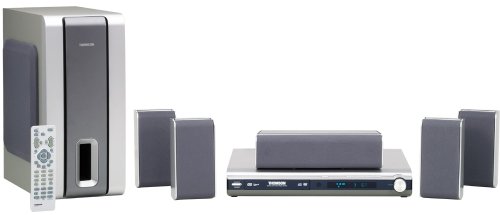 TV Ger&auml;te: Thomson DPL 907 VD Heimkino-Systemanlage silber/schwarz