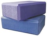 Light Weight Yoga Foam Block, 3" Thick - Set of 2