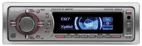 Festplatten: Sony CDX-F7500 CD-Tuner