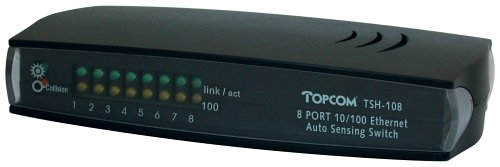 TV Ger&auml;te: Topcom TSH 108 8-Port 10/100 Mbit Switch
