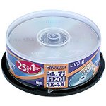 MP3 Player: Memorex DVD-R Disk 25+1Pack Rohling 4700MB 120min 4xSpeed Spindel