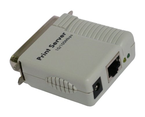 Lautsprecher: Longshine LCS-PS150 Print Server Fast Ethernet RJ45 1parallel