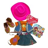 Dora The Explorer Cowgirl Dress Up Adventure Fashion Pack with Travel Journal Included (Pink Cowgirl hat is not included)
