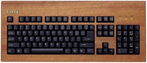 Festplatten: Swedx Tastatur Holz Mahagoni