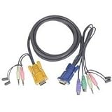 Iogear ATEN 2L5303P - keyboard / mouse / video / audio cable - 10 ft ( 2L5303P )