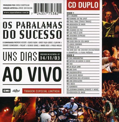 Uns Dias: Ao Vivo