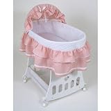 Portable Bassinet with Toy Box Base - Pink