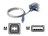 Belkin USB 2.0 Light Cable with Blue Led 0.9m