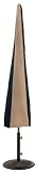 Classic Accessories 78102 Patio Umbrella Cover - Standard - Tan and Black