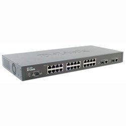 Digitalkameras: D-Link DES-3526 Switch Fast/Giga 24xRJ45 10/100 +2xRJ45 1000BT/MiniGBIC 19'
