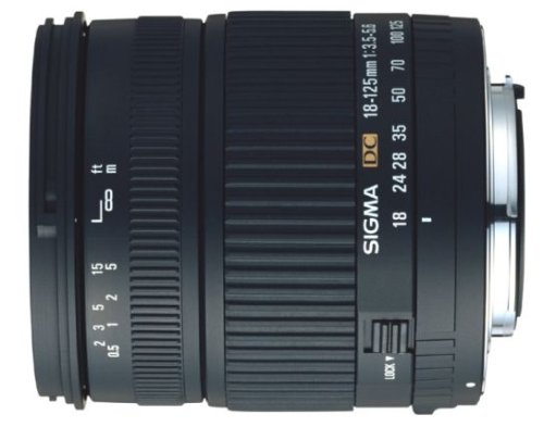 Festplatten: Sigma 18-125/3,5-5,6 DC digital Objektiv f�r Minolta / Sony D