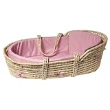 Moses Bassinet and Liner Pink Gingham
