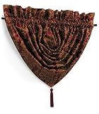 Park B. Smith Grand Baroque Waterfall Valance, Moroccan Red