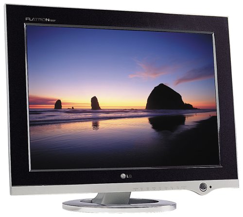Lautsprecher: Lg Flatron L1920B 19 Zoll TFT Monitor silber/schwarz/chrom (Kontrast 700:1, 4 Ms Reaktionszeit)