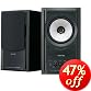 ONKYO WAVIO 77monitor�A���v�����X�s�[�J�[ 15W+15W GX-77M(B) /�u���b�N