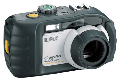 Speicherkarten: Ricoh CAPLIO 400G WIDE Digitalkamera (3,2 Megapixel)