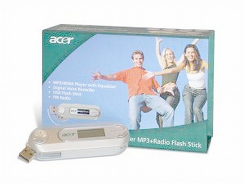 Elektronik und Foto: Acer Easy MP3 Tragbarer MP3-Player 256MB