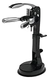 Pomerantz Wine Wizard Tabletop Wine Opener, Black/Chrome
