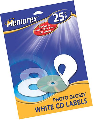 MP3 Player: Memorex Photoglossy Labels (30 pack)