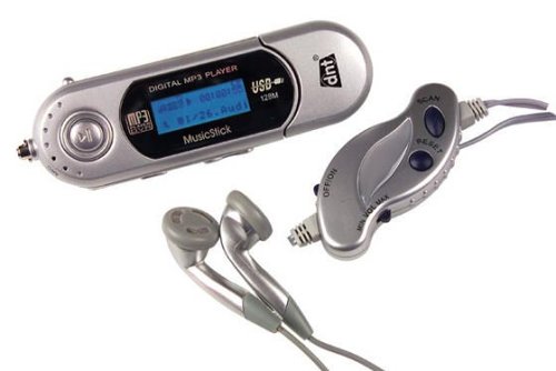 Digitalkameras: dnt MusicStick 1 plus Tragbarer MP3-Player mit Radio 128MB