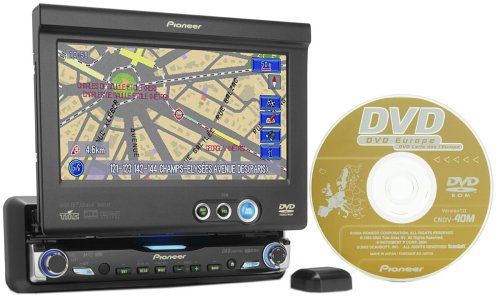 Projektoren: Pioneer AVIC X 1 ausfahrbarer Monitor Navigationssystem + Moniceiver Auto-Navigationssystem