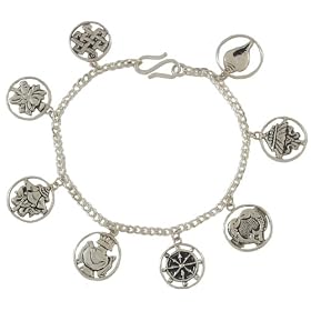 Amazon.com: Tibetan Good Luck Charm Bracelet: Jewelry & Watches :  bracelet charm bracelet good luck charms