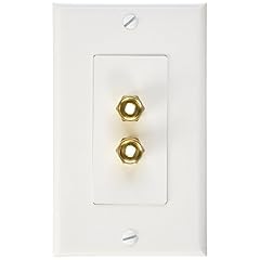 Dayton WP-2B Wallplate Double Banana/Binding Post
