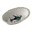Portmeirion Birds of Britain Earthenware Deep Oval Baker/Serving Dish