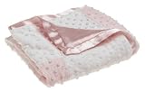 Cocalo Sherpa Dot Patchwork Blanket Pink/White