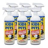 KIDS 'N' PETS Brand - Stain & Odor Remover, 6 pack, 32 fluid ounce bottles (192 fluid ounces total)