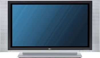 Lautsprecher: LG RZ 42 PX 11 42 Zoll/ 106 cm 16:9 Plasma-Fernseher silber/schwarz inkl. Standfu�