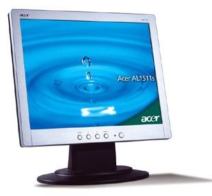 Acer AL1511S 15 Zoll TFT Monitor silber/schwarz