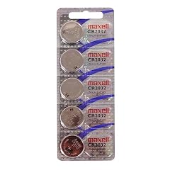 5 LOT MAXELL BATTERIES CR2032 3V LITHIUM CELL BATTERIES