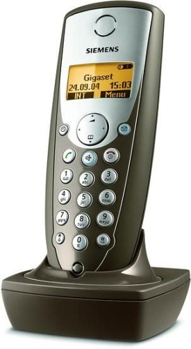 Festplatten: Siemens Gigaset C34 sandbeige, Mobilteil inkl. Ladeschale