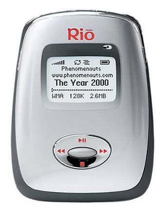Speicherkarten: Rio Carbon Tragbarer MP3-Player 5 GB silber