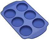 Roshco Silicone Mini Tart Pan, Blue