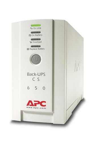 Elektronik und Foto: APC Back-UPS 650VA/400W Input 230V Output 230V 3 unterbrechungsfreie Notstromversorgung (USV) 1 Surge Ausgang