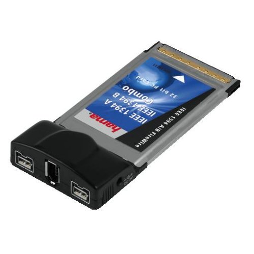 Heimkinosysteme: Hama 1394a/b Firewire Combo PC Card