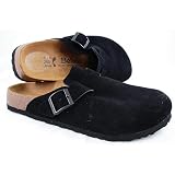Betula Licensed by Birkenstock Black Suede Clog