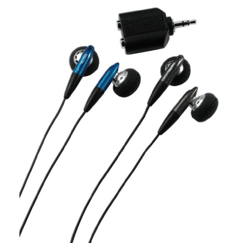 Heimkinosysteme: Hama 2-in-1 In-Ear-Stereo-Kopfh�rer-Set HK-205